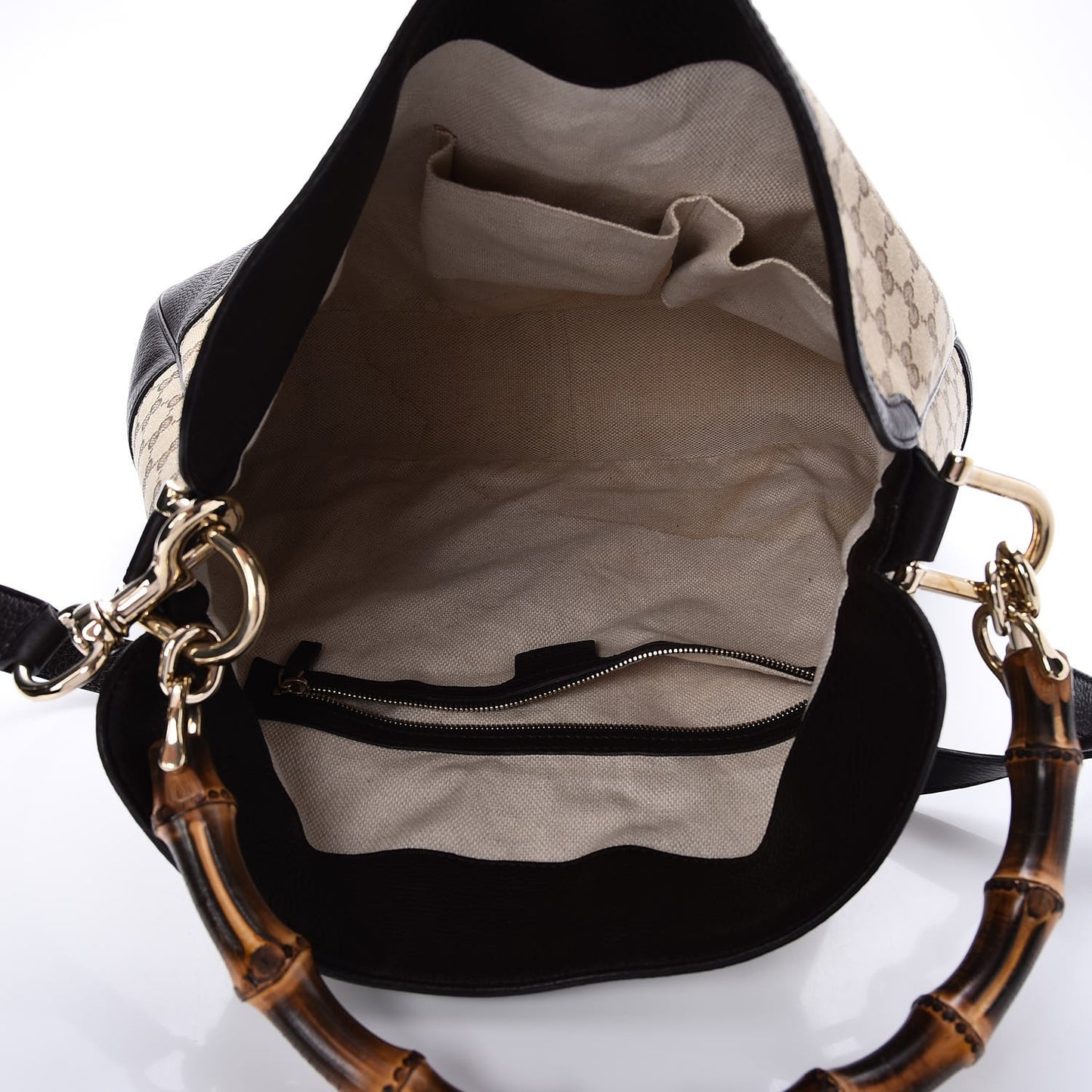 Monogram Medium Diana Bamboo Shoulder Bag Dark Brown