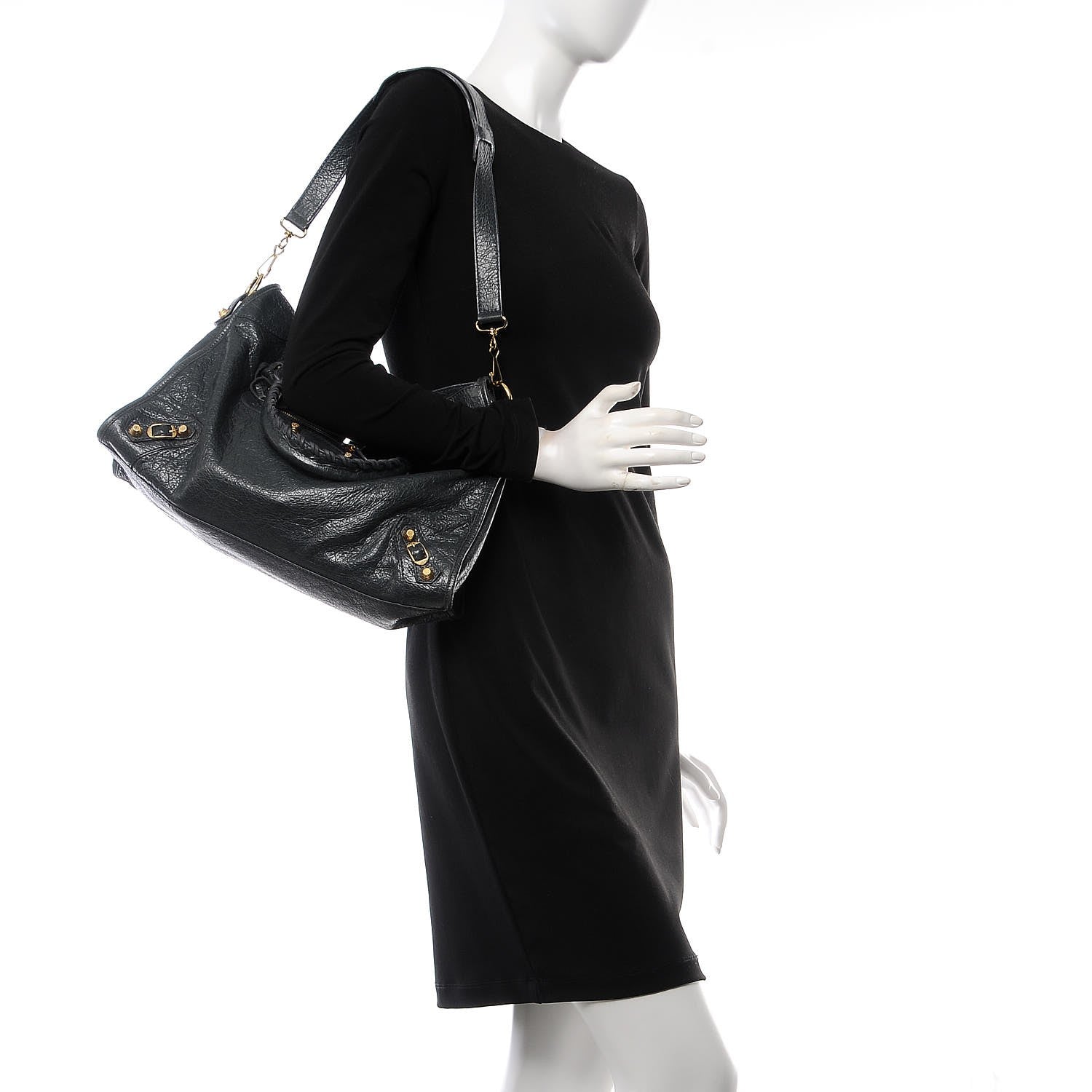 Balenciaga Agneau Giant 12 Gold Hardware City Anthracite 3 of 8