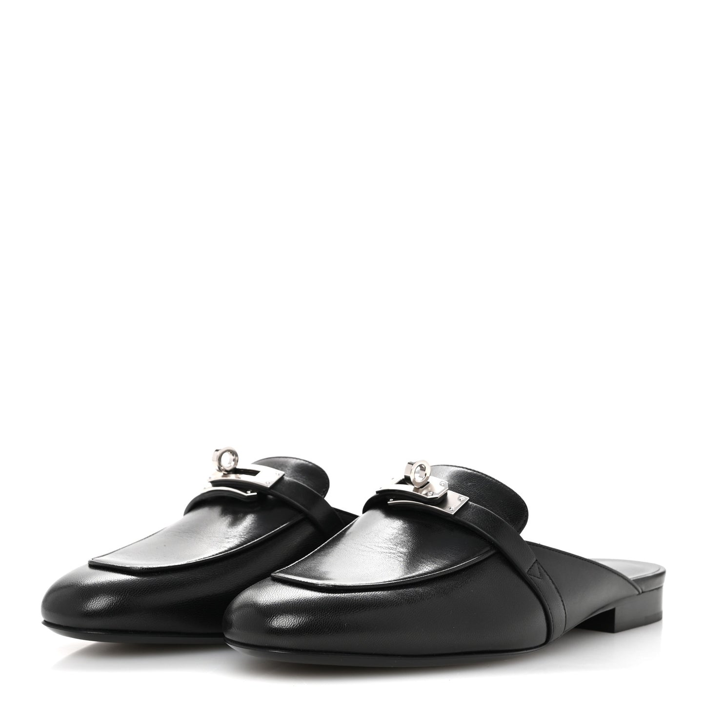 Goatskin Oz Mules 37 Black