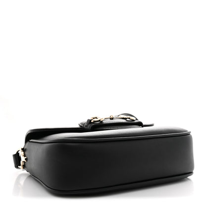 Gucci Arabella Calfskin Horsebit 1955 Shoulder Bag Black 4 of 11