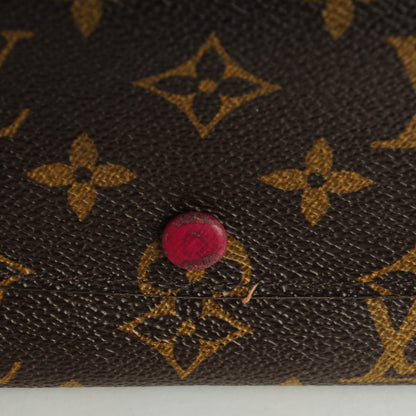 Louis Vuitton Monogram Emilie Wallet Fuchsia 6 of 8