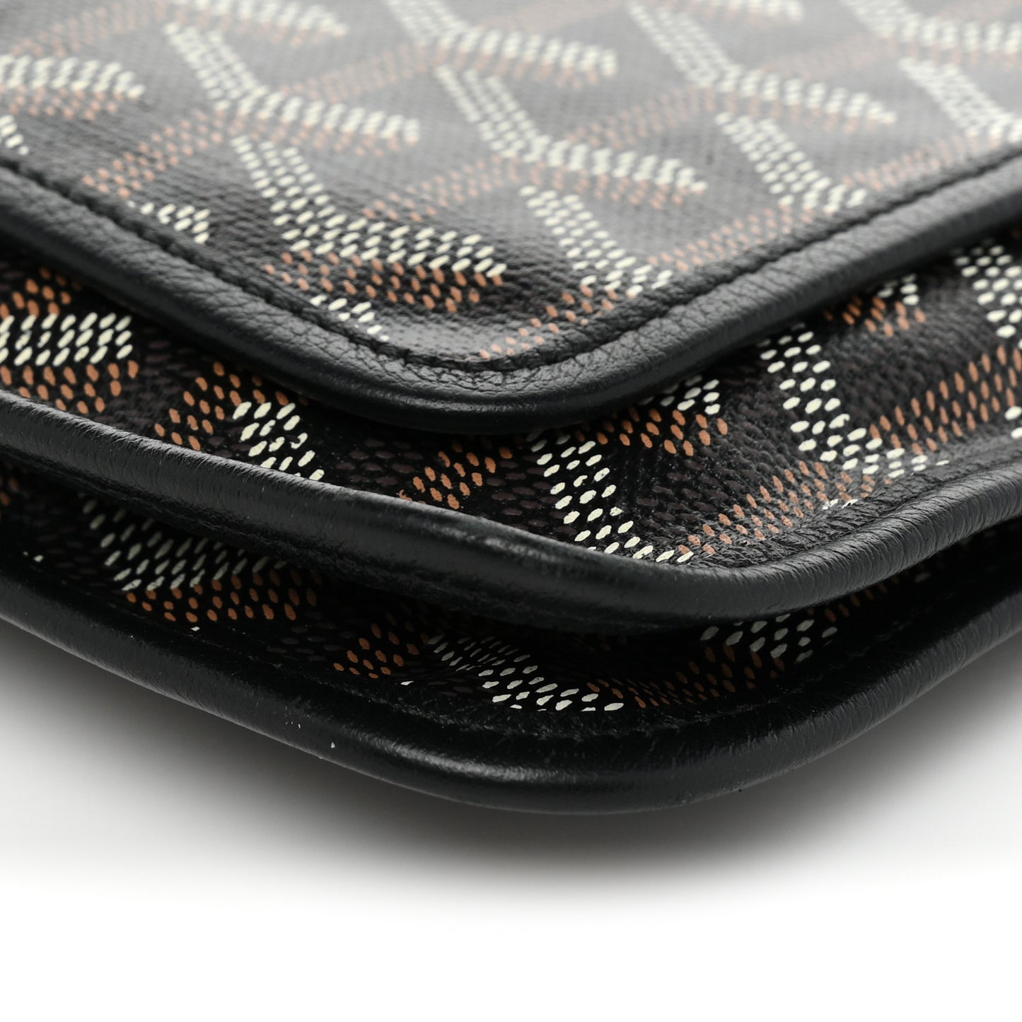 Goyardine Plumet Wallet Clutch Black