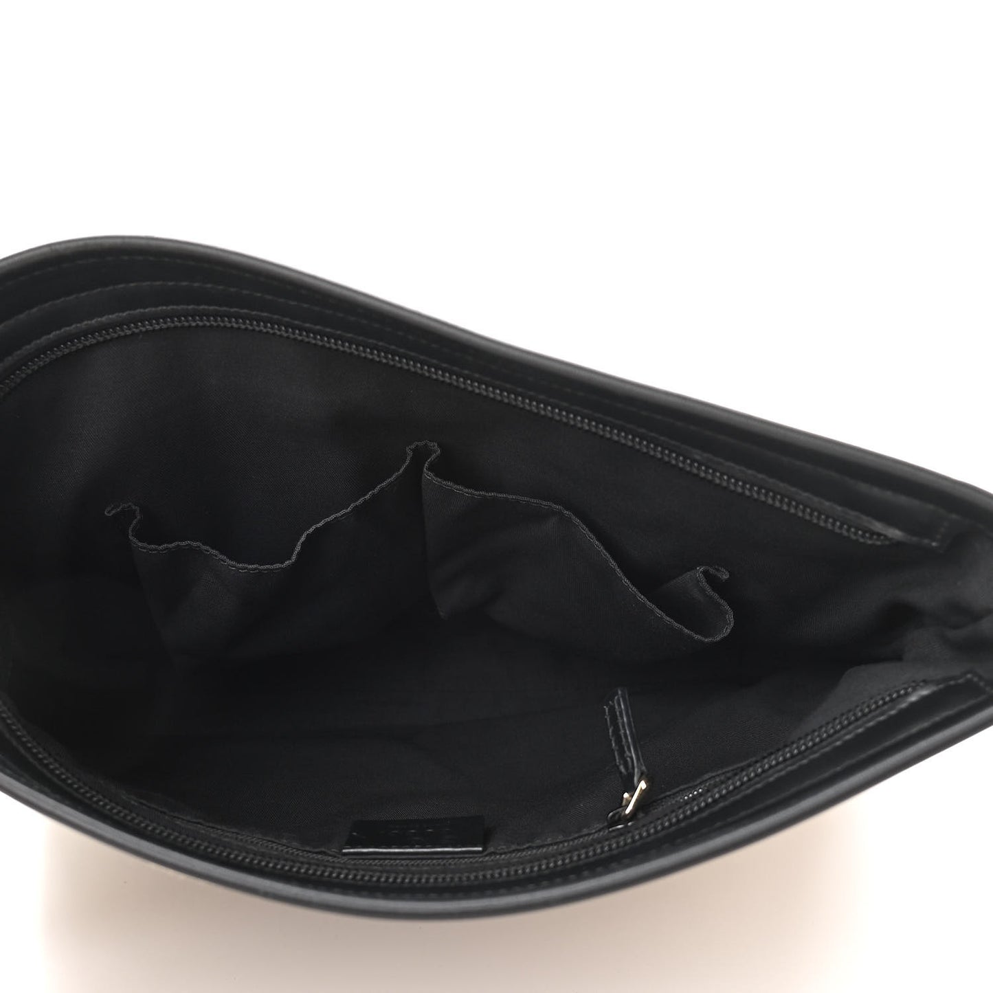 GG Monogram Web Flat Messenger Bag Black