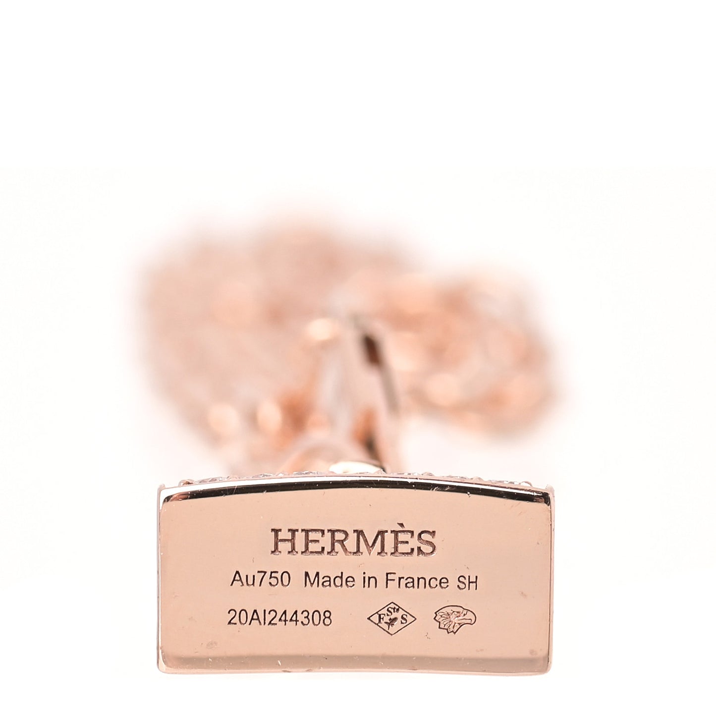 18K Rose Gold Diamond Kelly Amulettes Bracelet SH