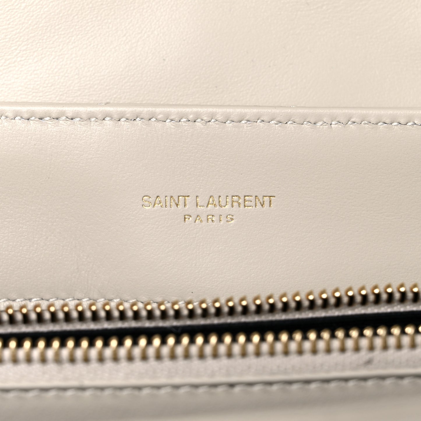 Calfskin Y Quilted Monogram Medium Loulou Chain Satchel Blanc Vintage