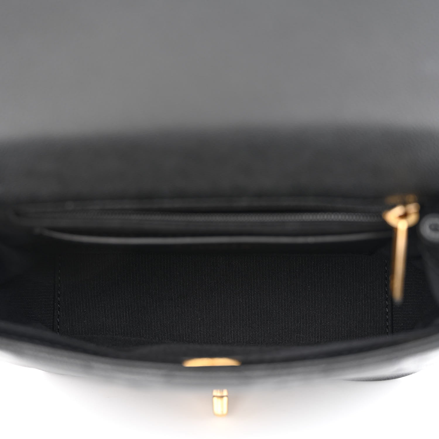 Chanel Shiny Caviar Quilted Mini Top Handle Flap Black 5 of 11