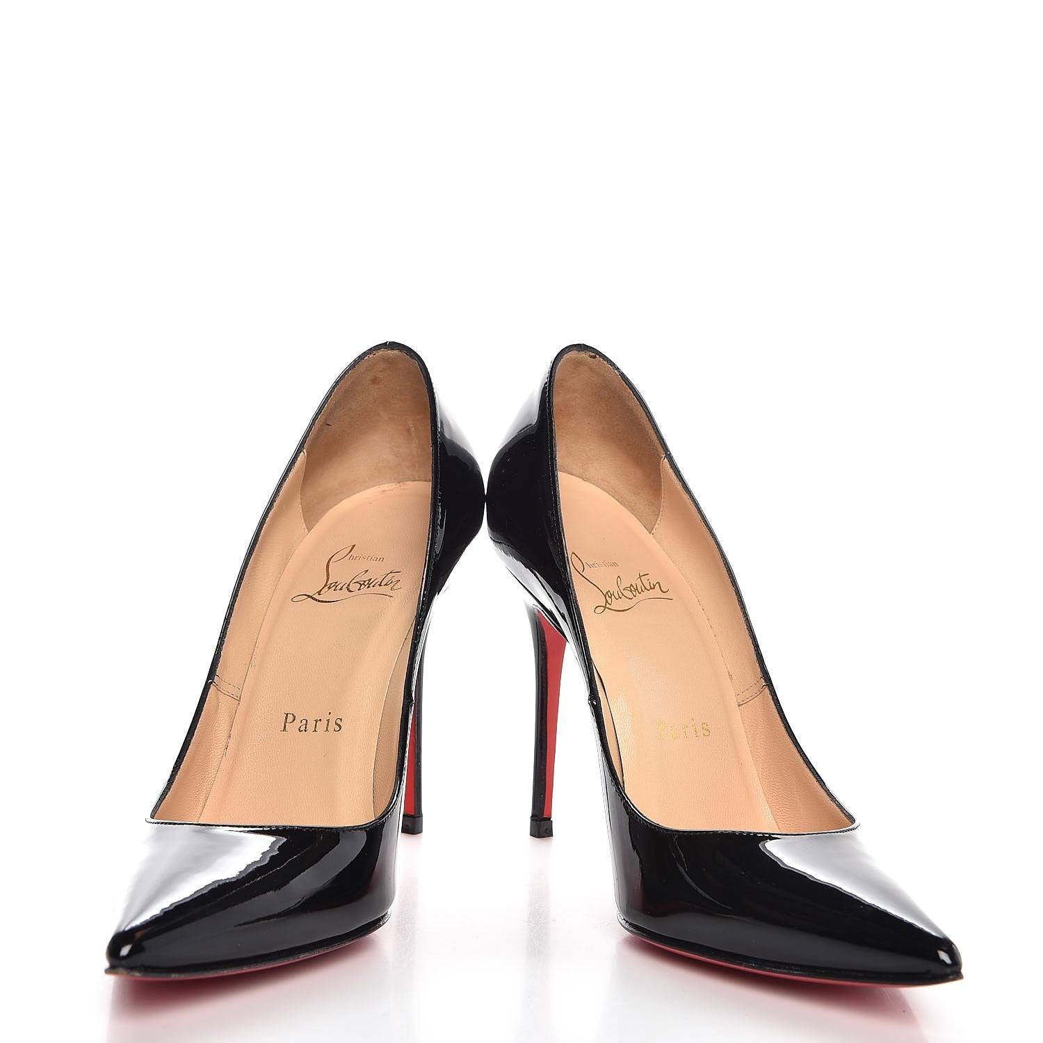 Christian Louboutin Patent Decollete 554 100 Pumps 35 Black 5 of 9