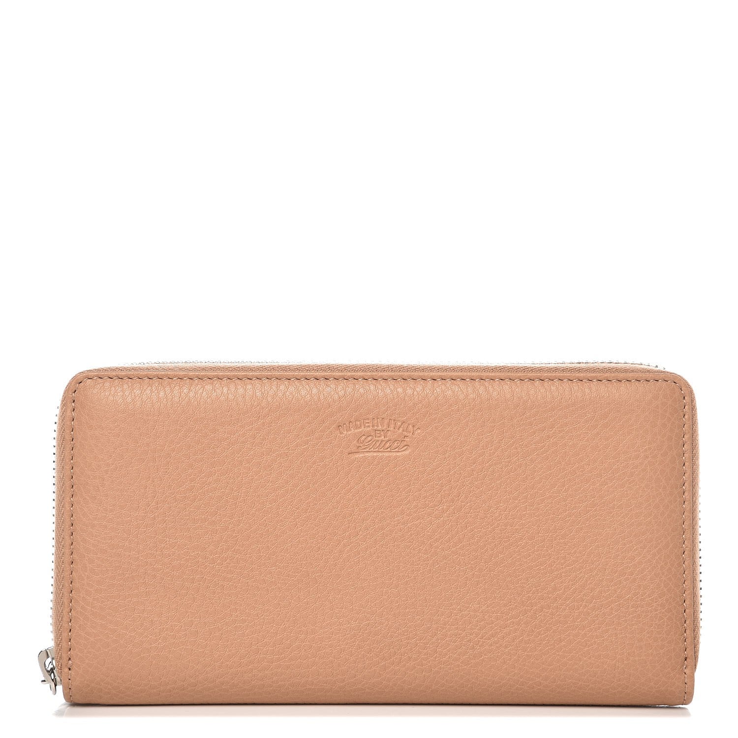 Gucci Cellarius Calfskin Bamboo Tassel Zip Around Wallet Camelia 1 of 9