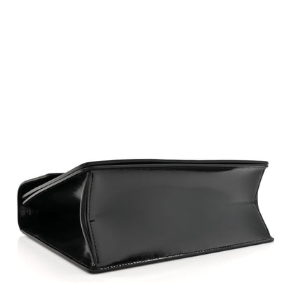 Off-White Calfskin Jitney 2.8 Not For Sale Top Handle Bag Black White 4 of 10