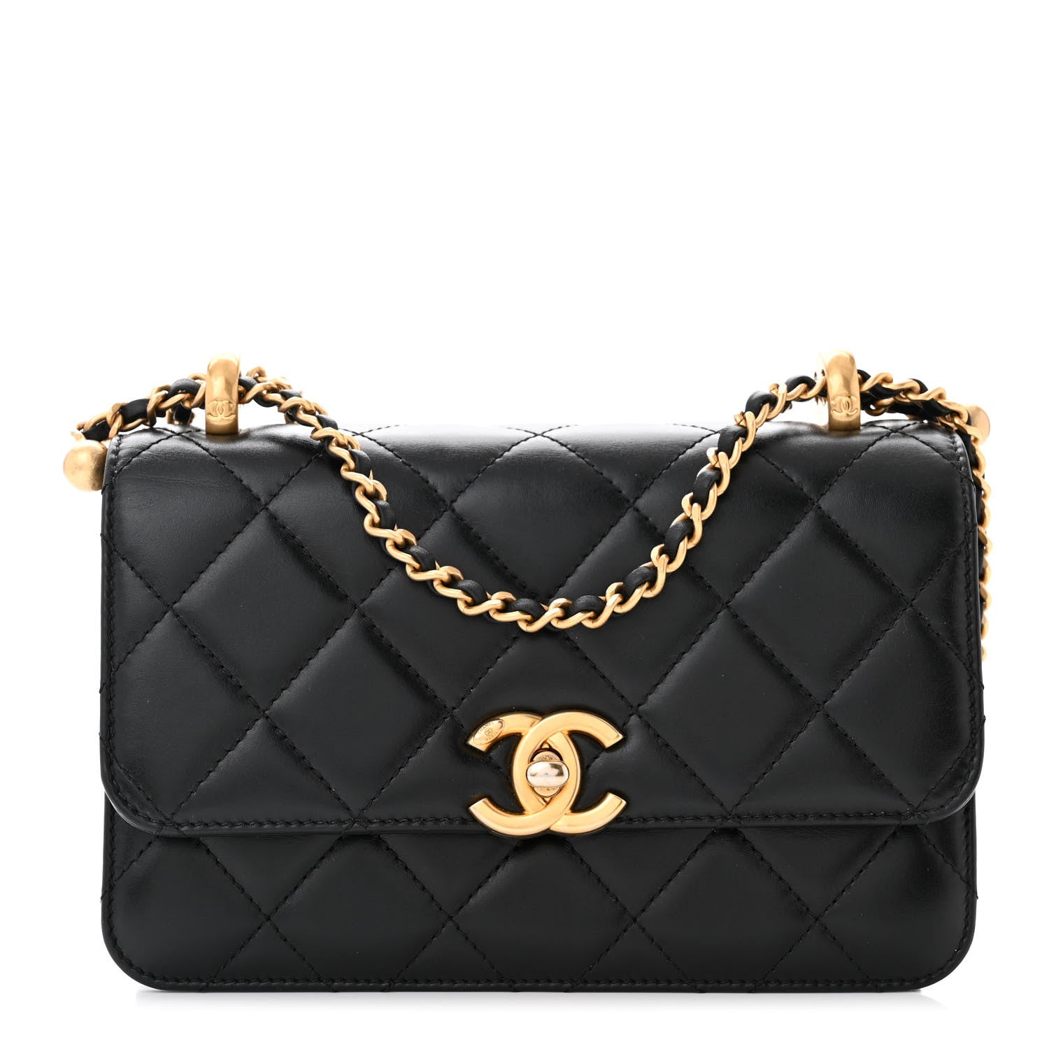 Chanel Calfskin Quilted Mini Perfect Fit Flap Black 1 of 12