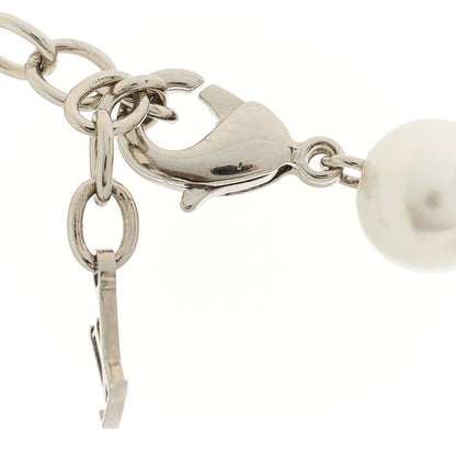 Louis Vuitton Metal Pearl Monogram Party Necklace 4 of 4