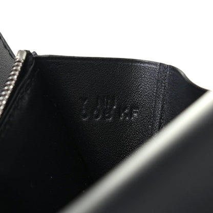 Hermes Allegro Constance Compact Passant Glow Wallet Black White 7 of 8