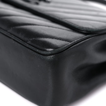Chanel Lambskin Quilted Jumbo Coco Vintage Flap Black 8 of 22