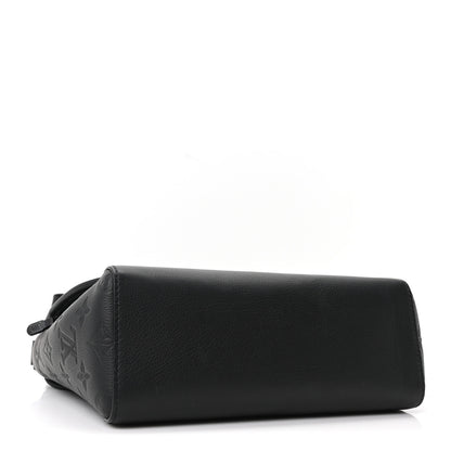 Louis Vuitton Calfskin Monogram Shadow Pulse Messenger  Black 4 of 9