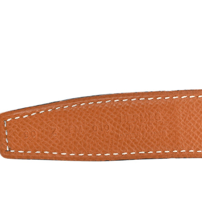 Hermes Box Togo 24mm Mini Constance H Belt 90 36 Black Gold 3 of 5