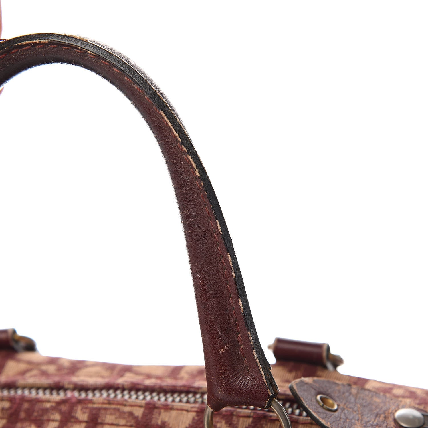 Christian Dior Monogram Boston Burgundy 16 of 16