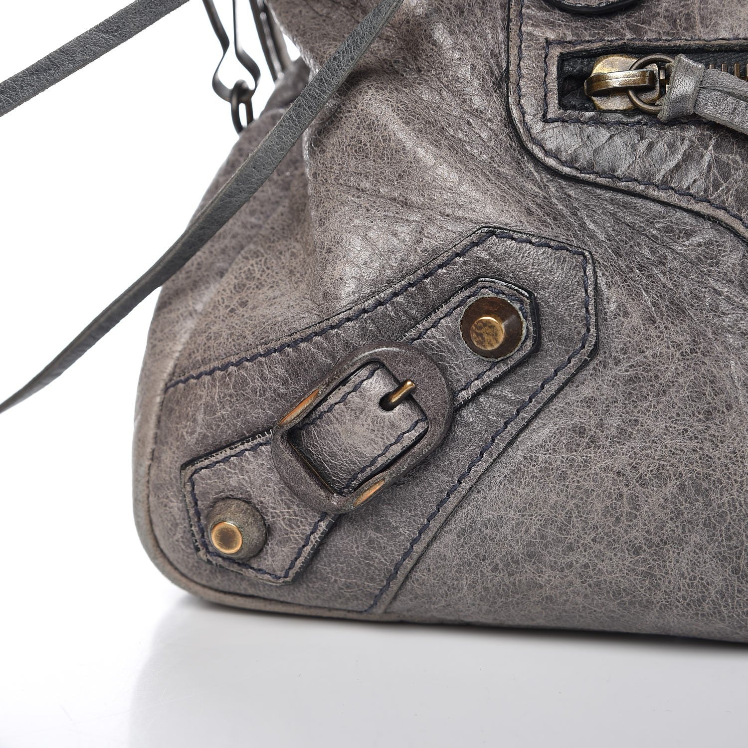 Balenciaga Agneau Rubber Covered Classic Hardware First Anthracite 10 of 21