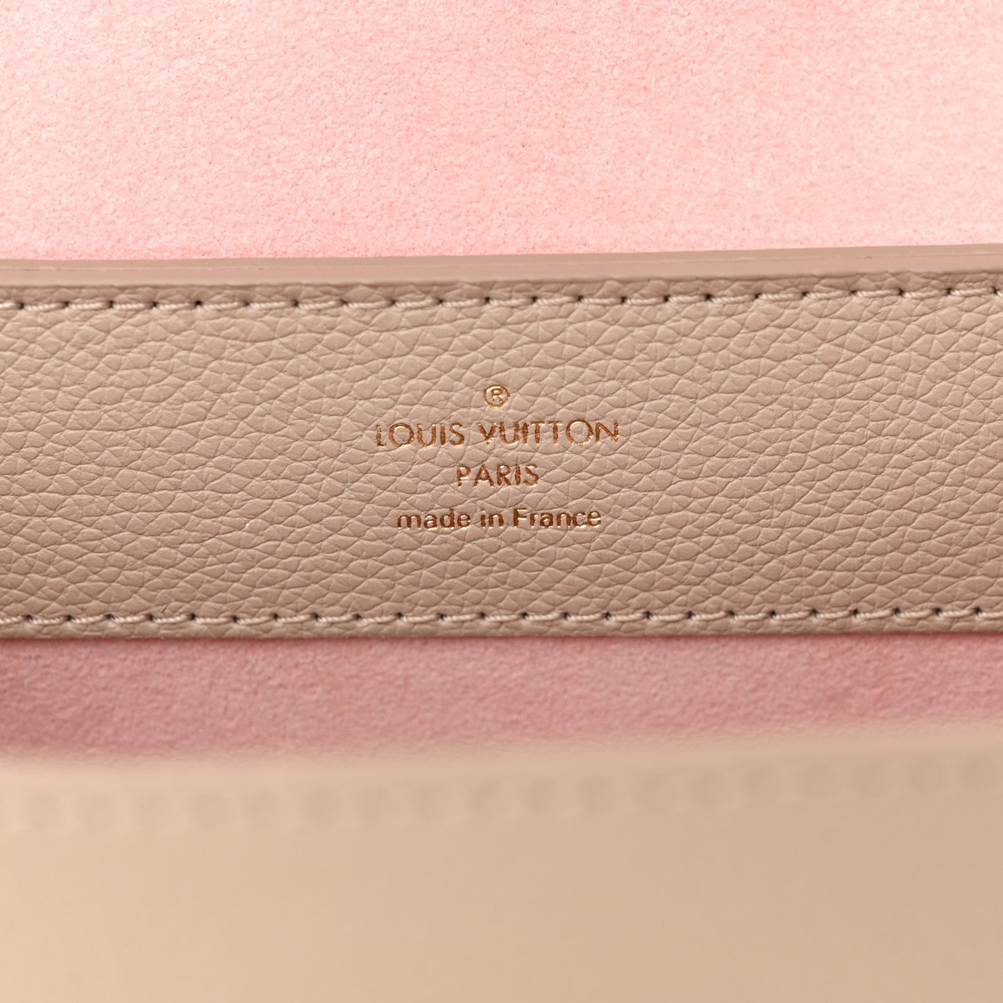 Soft Calfskin Mini Lockme Ever Greige