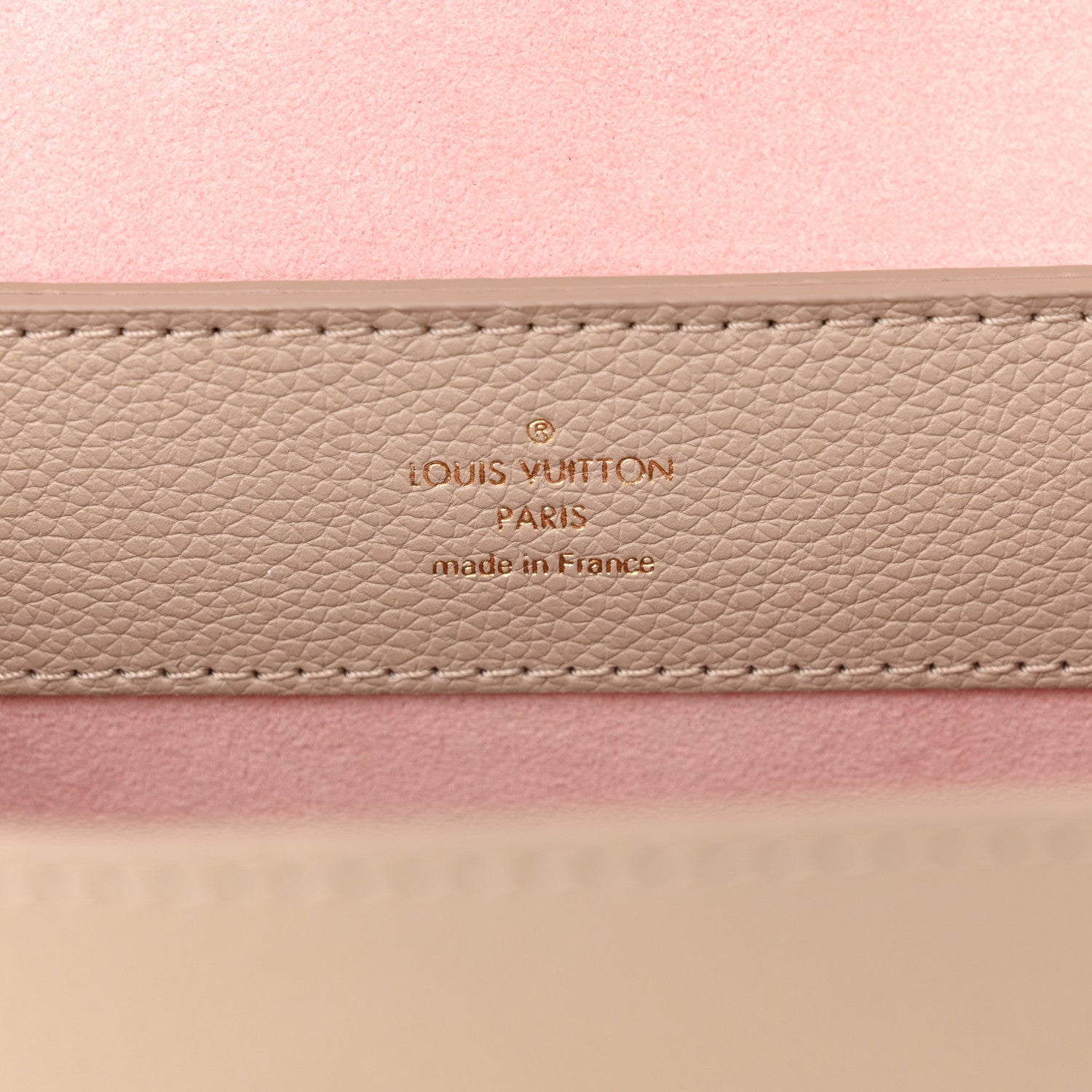 Louis Vuitton Soft Calfskin Mini Lockme Ever Greige 6 of 9