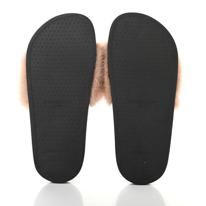 Givenchy Mink Rubber Slide Sandals 37 Rose Poudre 5 of 8