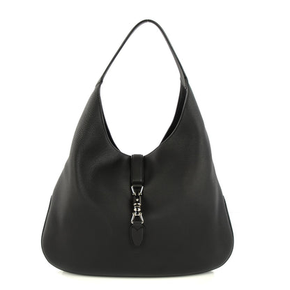 Gucci Soft Grained Calfskin Large Jackie Hobo Black 1 of 7