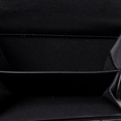 Chanel Lambskin Quilted CC Chic Flap Card Holder Black Gold 5 of 13