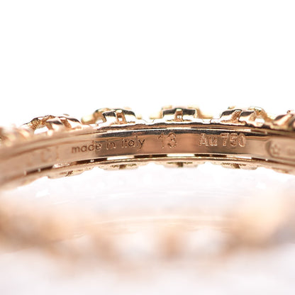 Gucci 18K Yellow Gold Diamond Diamantissima Ring 53 6.25 4 of 5