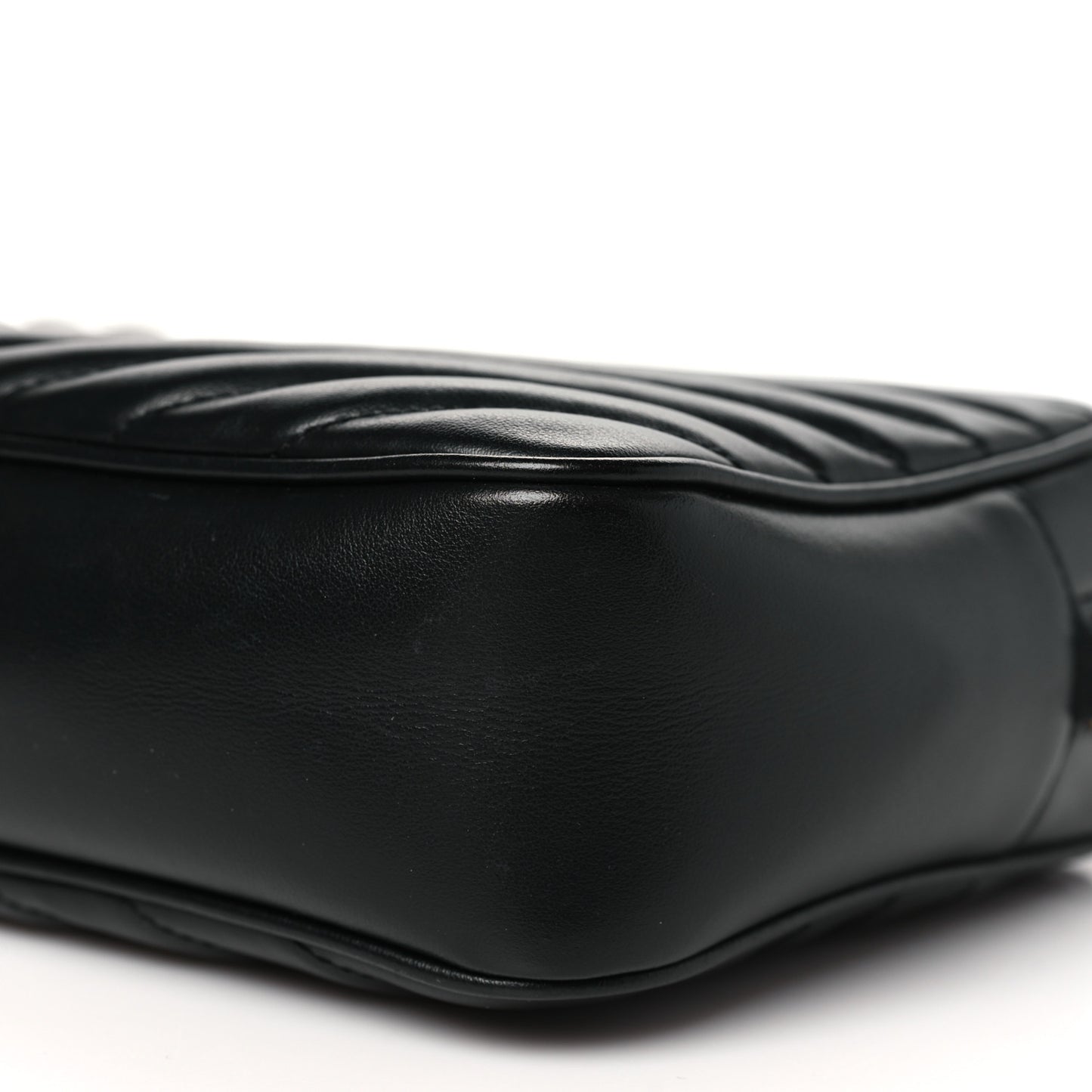 Calfskin Matelasse Monogram Lou Camera Bag Black