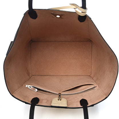 Louis Vuitton Calfskin Lockme Cabas Vanille Black 5 of 10