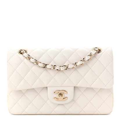 Chanel Caviar Quilted Small Double Flap White 1 of 10