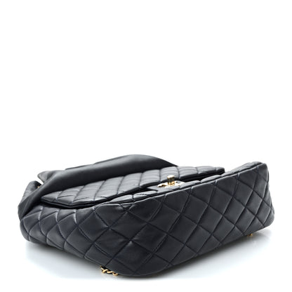 Chanel Lambskin Quilted Large In Seoul Backpack Navy 7 of 19