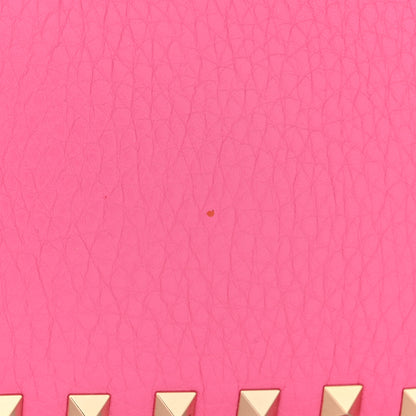 Valentino Garavani Pebbled Calfskin Small Rockstud Flip Lock Shoulder Bag Dawn Pink 10 of 10