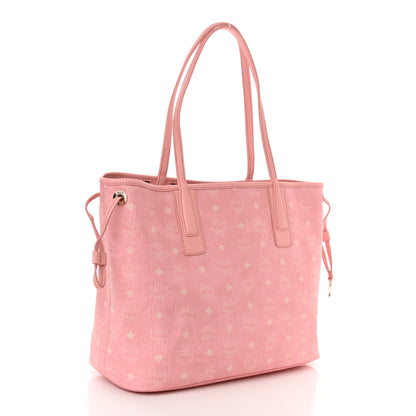 MCM Visetos Medium Liz Reversible Shopper Tote Pink 4 of 17