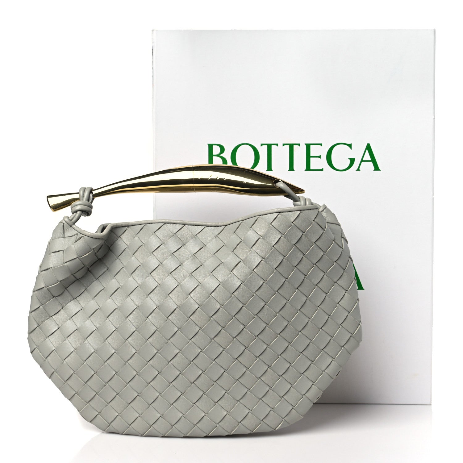 Bottega Veneta Nappa Intrecciato Sardine Bag Agate Grey 11 of 11
