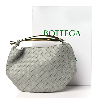 Bottega Veneta Nappa Intrecciato Sardine Bag Agate Grey 11 of 11