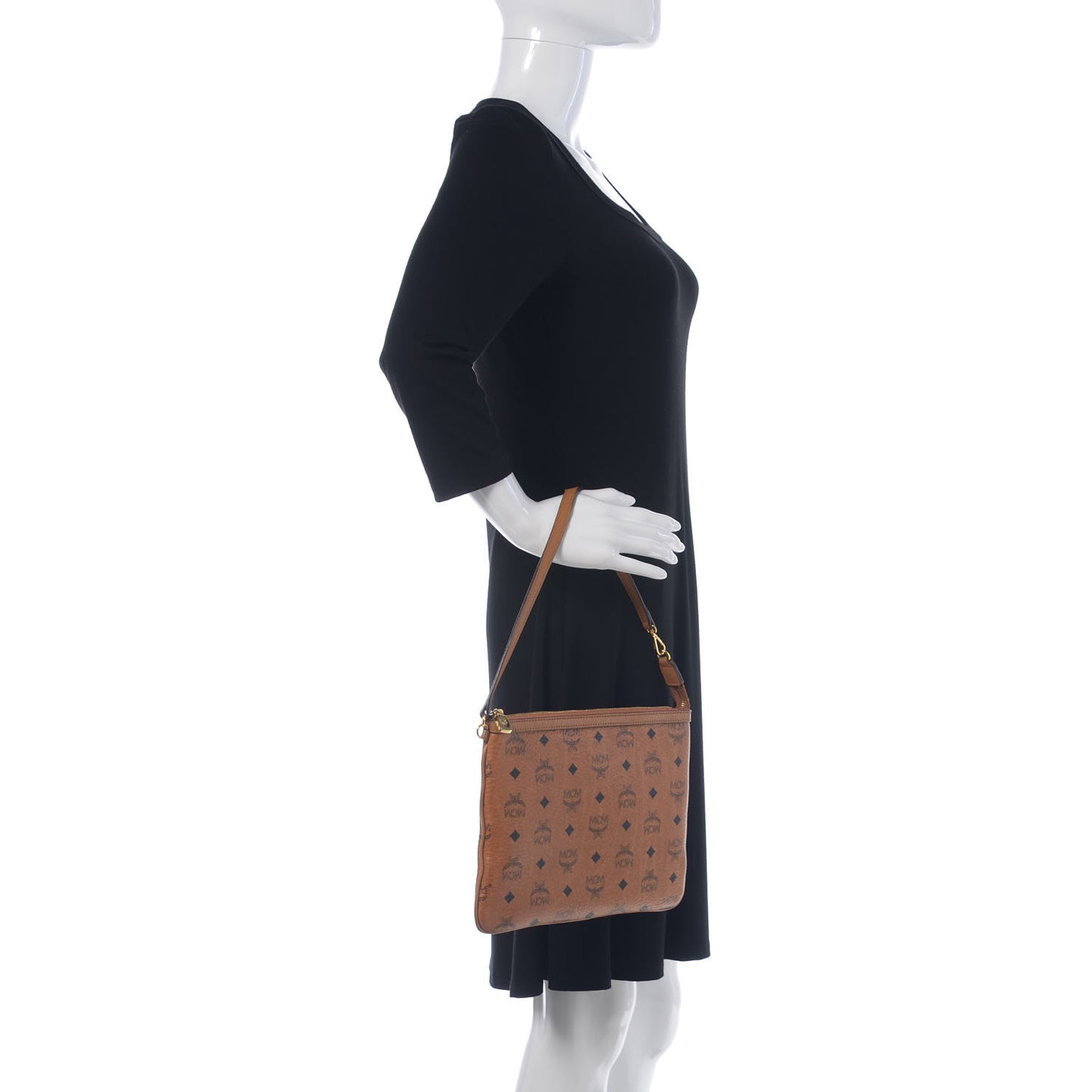 Visetos Liz Shopper Tote Pouch Cognac