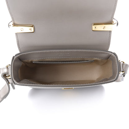 Chloe Shiny Calfskin Suede Mini C Double Carry Motty Grey 5 of 9