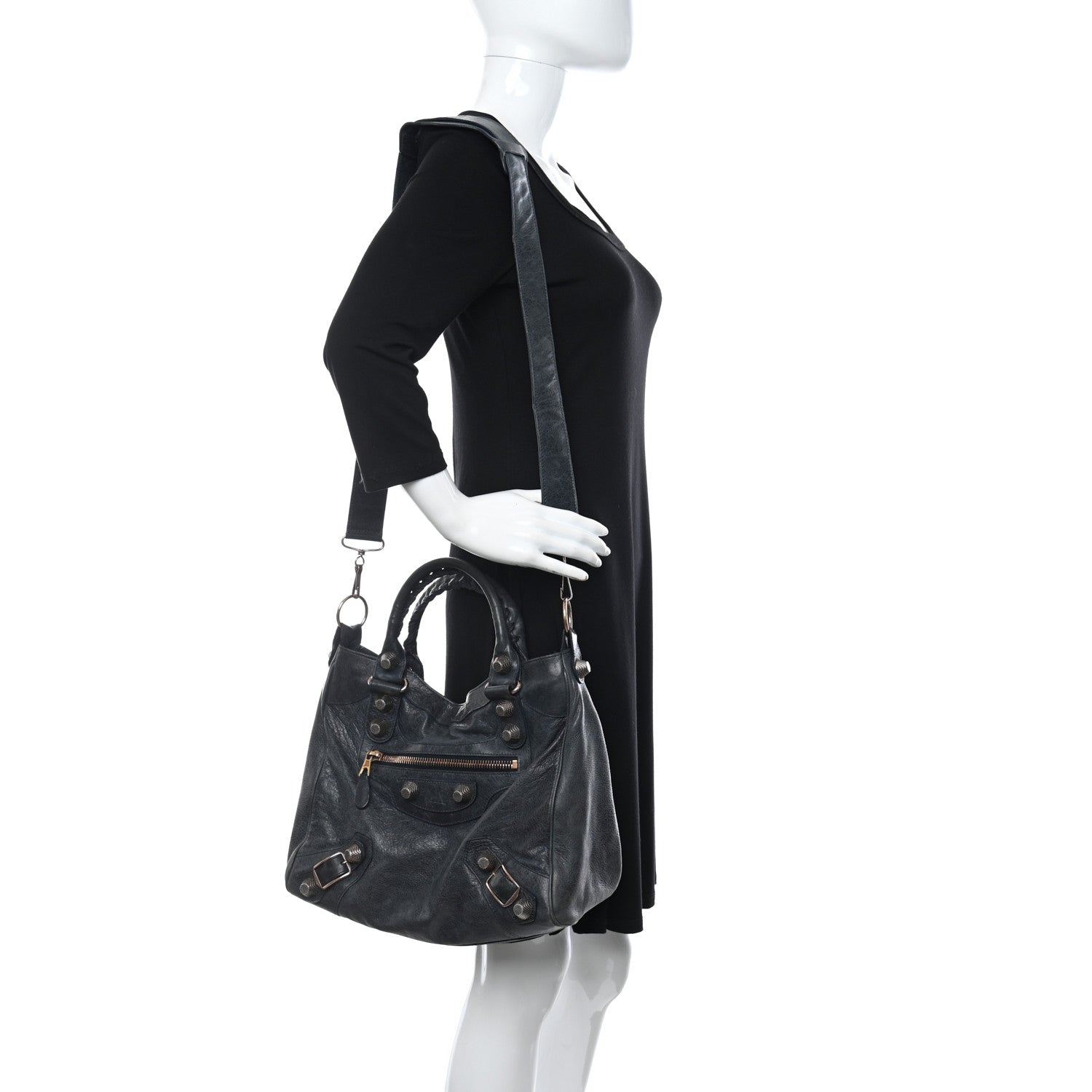 Balenciaga Agneau Giant 21 Rose Gold Hardware Velo Dark Night 2 of 12