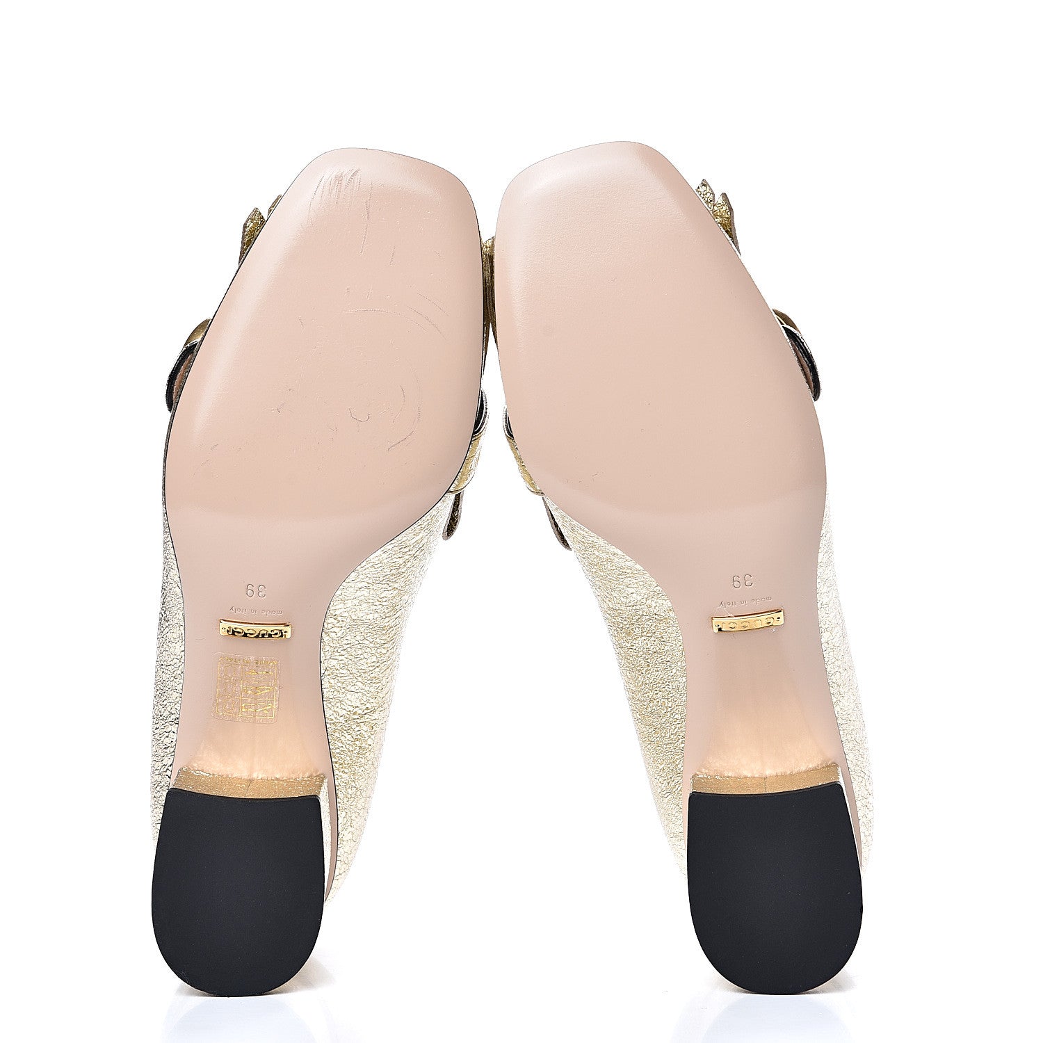 Gucci Galassia GG Marmont Fringe 50mm Loafer Pumps 39 Platino 5 of 11