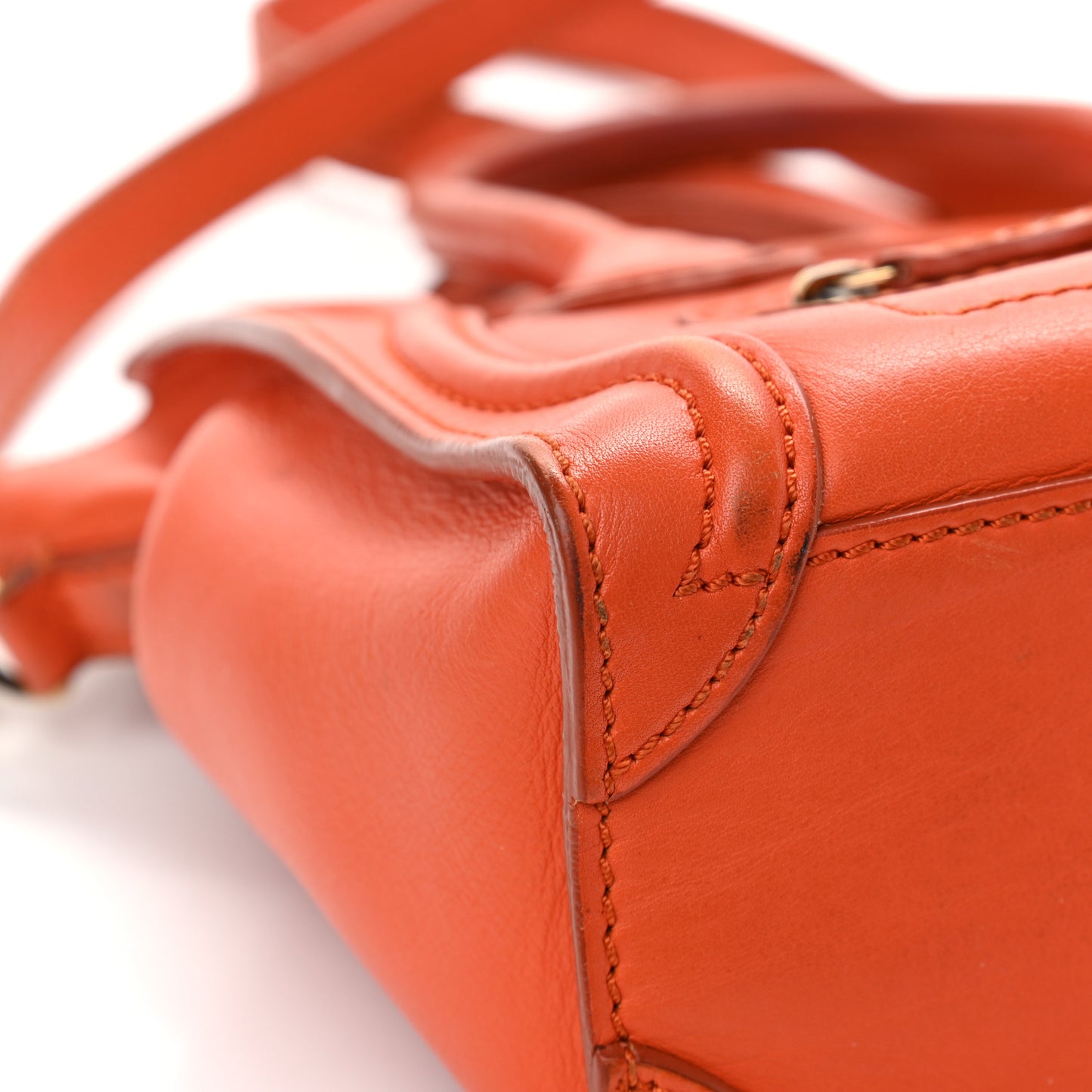 Smooth Calfskin Nano Luggage Orange