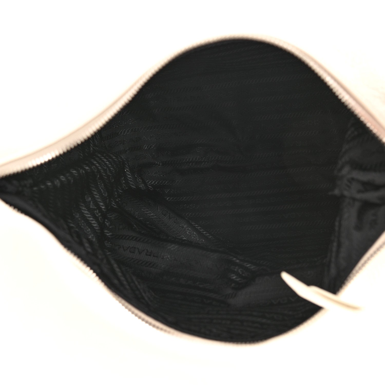 Prada Vitello Daino Hobo White 5 of 10