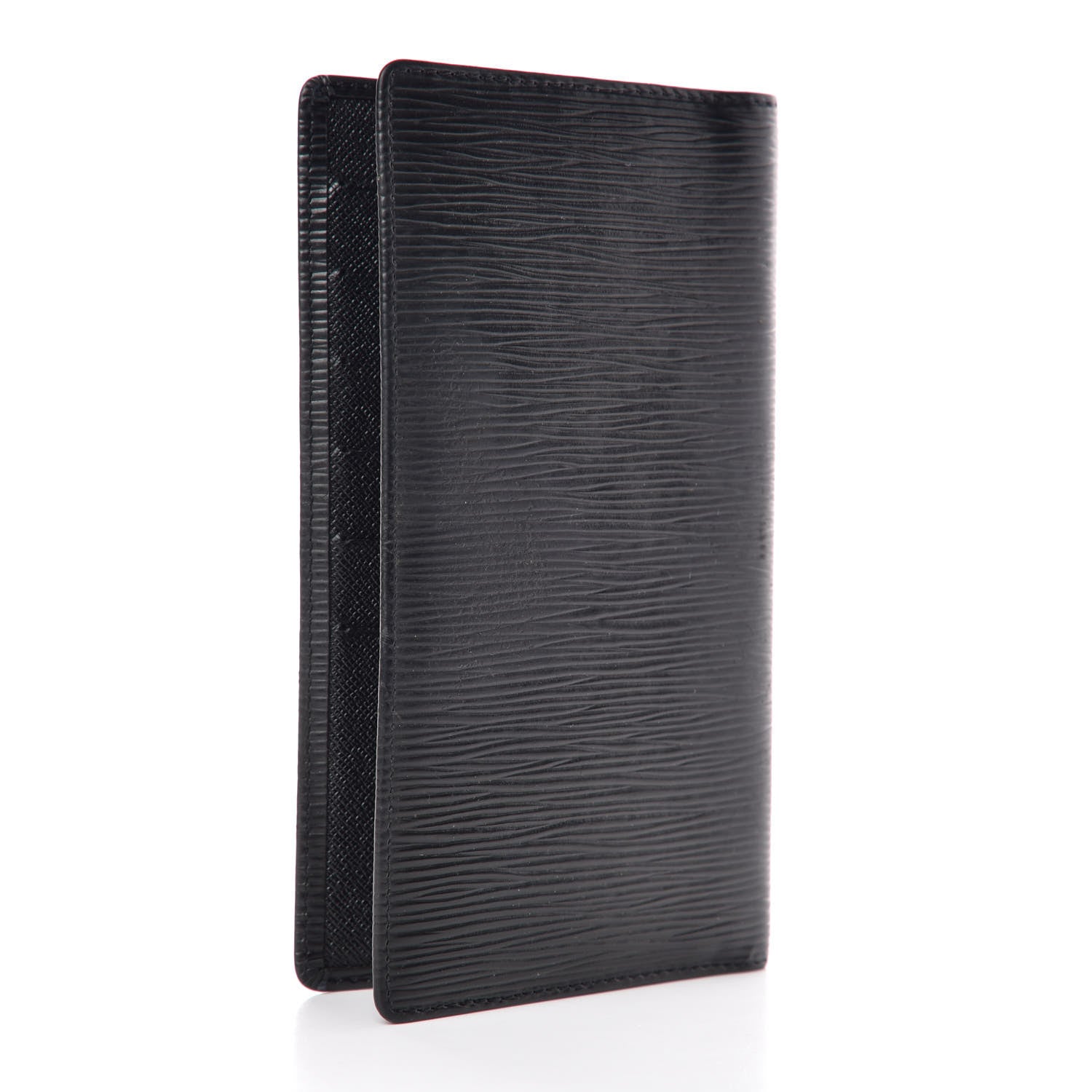 Louis Vuitton Epi Porte Chequier Cartes Credit European Checkbook Wallet Black 3 of 7
