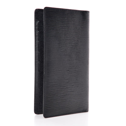 Louis Vuitton Epi Porte Chequier Cartes Credit European Checkbook Wallet Black 3 of 7