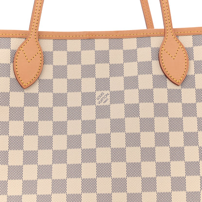 Louis Vuitton Damier Azur Neo Neverfull MM Rose Ballerine 8 of 10