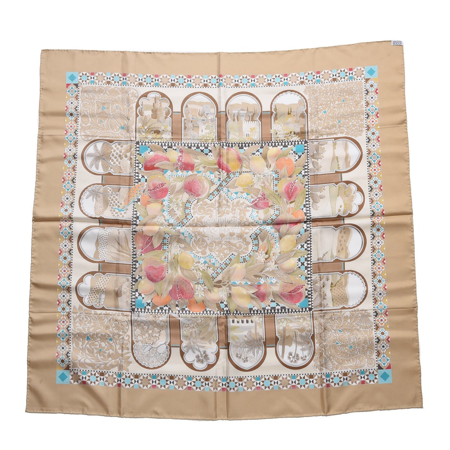 Silk Les Jardins D'Andalouise Scarf 90