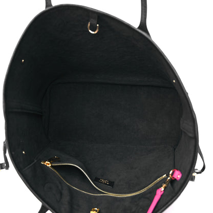 Louis Vuitton Empreinte Spring In The City Neverfull MM Black White Pink 6 of 12