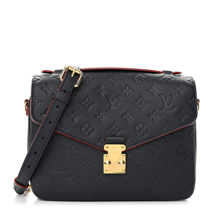 Louis Vuitton LOUIS VUITTON Empreinte Pochette Metis Marine Rouge 1 of 14
