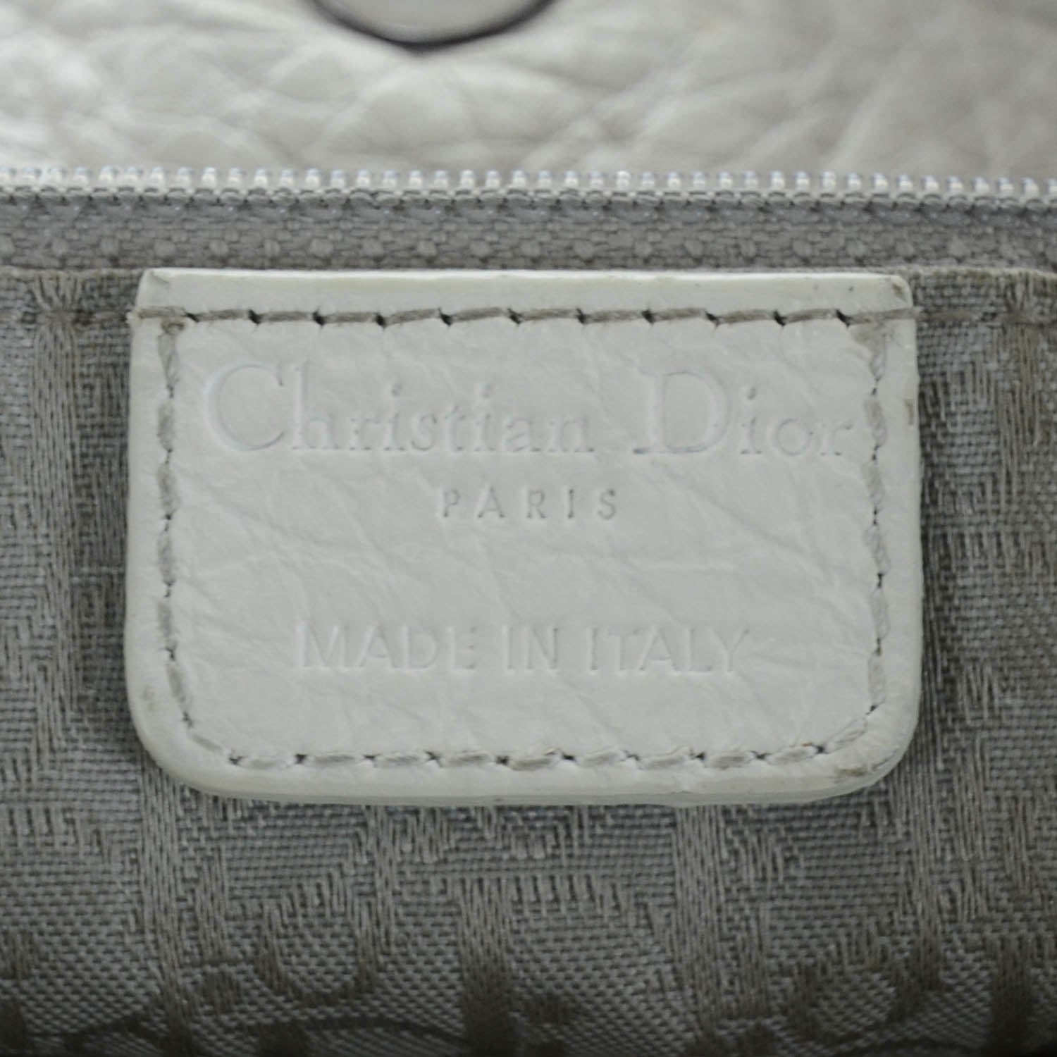 Christian Dior Leather Whipstitch Gaucho White 8 of 10