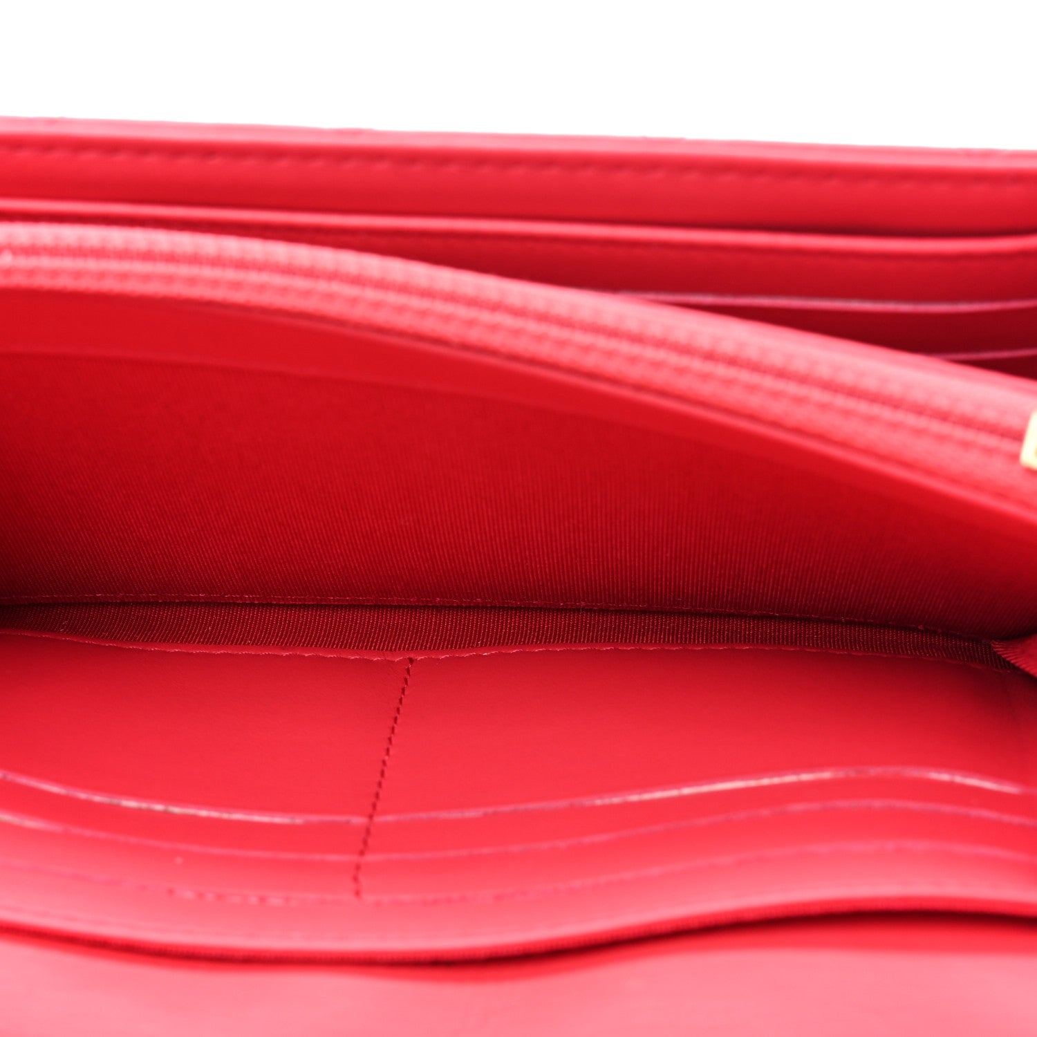 Chanel Calfskin Quilted 2.55 Reissue Flap Wallet Red 5 of 12