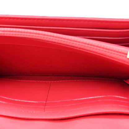 Chanel Calfskin Quilted 2.55 Reissue Flap Wallet Red 5 of 12